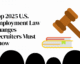 Top 2025 U.S. Employment Law Changes Recruiters Must Know