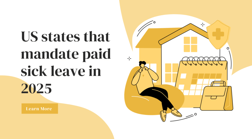 Which states mandate paid sick leave in 2025